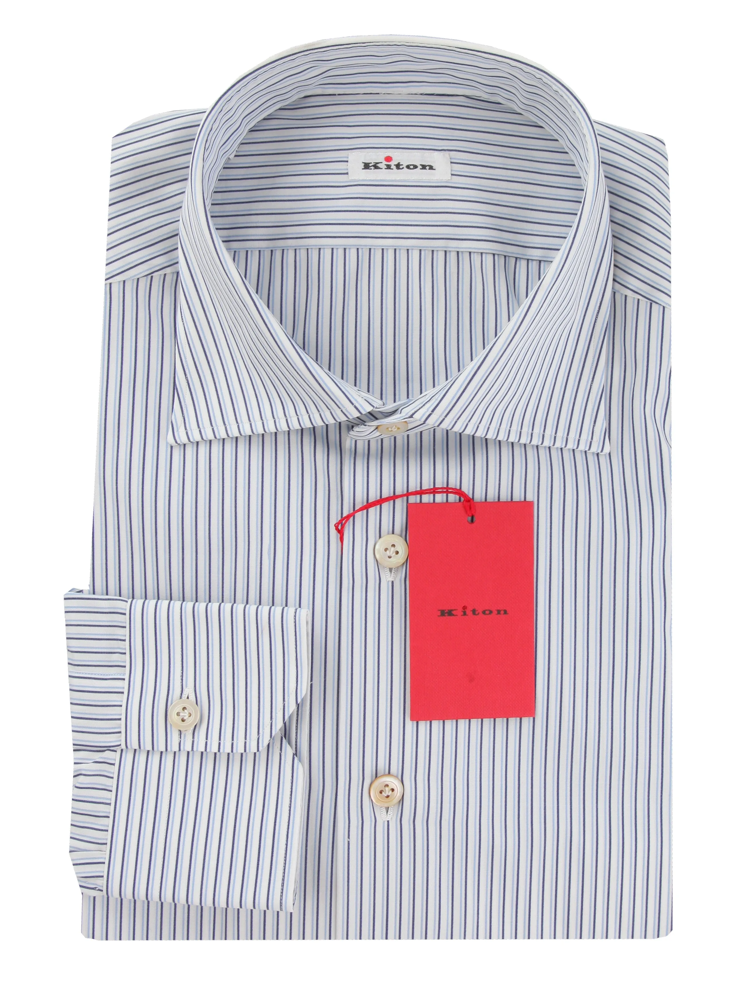 Kiton Blue Shirt - Slim