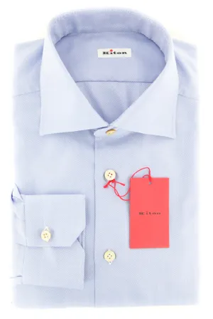 Kiton Blue Shirt - Slim