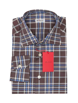 Kiton Brown Shirt - Slim