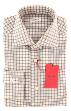 Kiton Brown Shirt - Slim