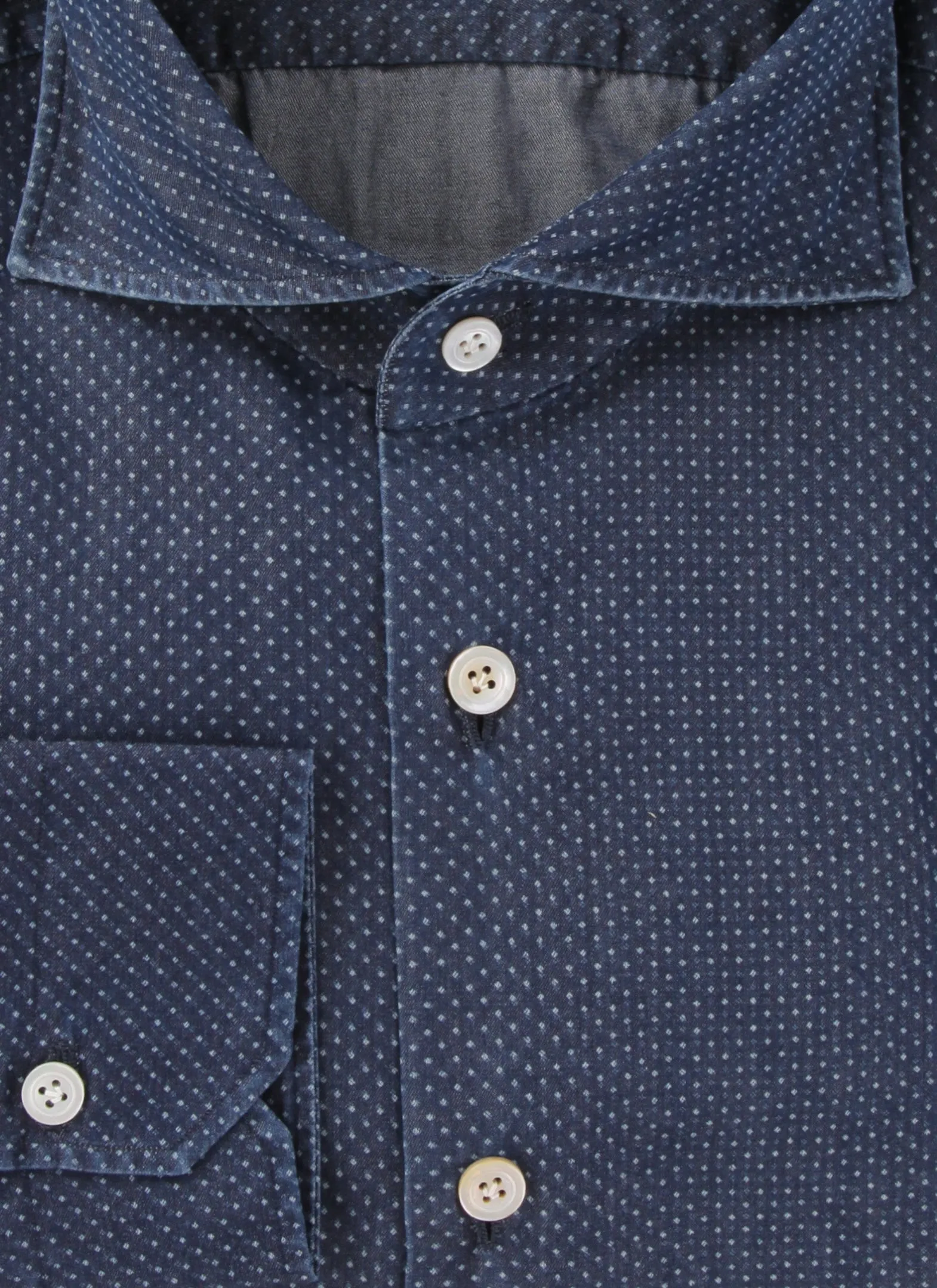 Kiton Dark Blue Shirt - Slim