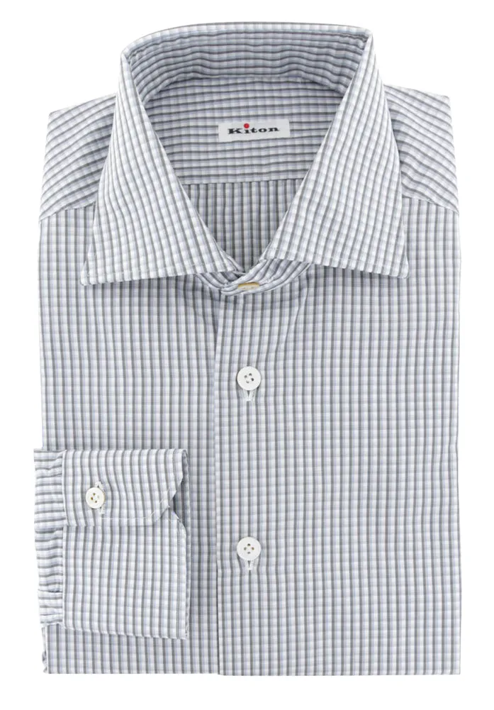 Kiton Gray Shirt - Slim