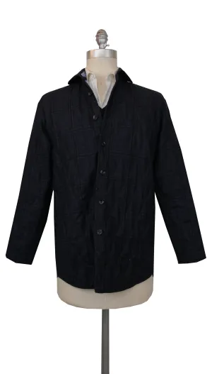 Kiton Navy Blue Overshirt - Slim