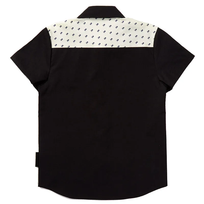 Knuckleheads Black w Skulls Rockabilly Shirt