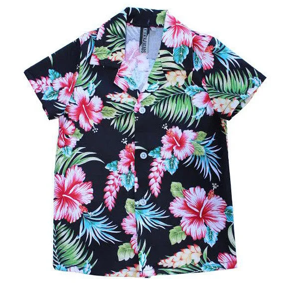 Knuckleheads Bright Floral Hawaiian Shirt