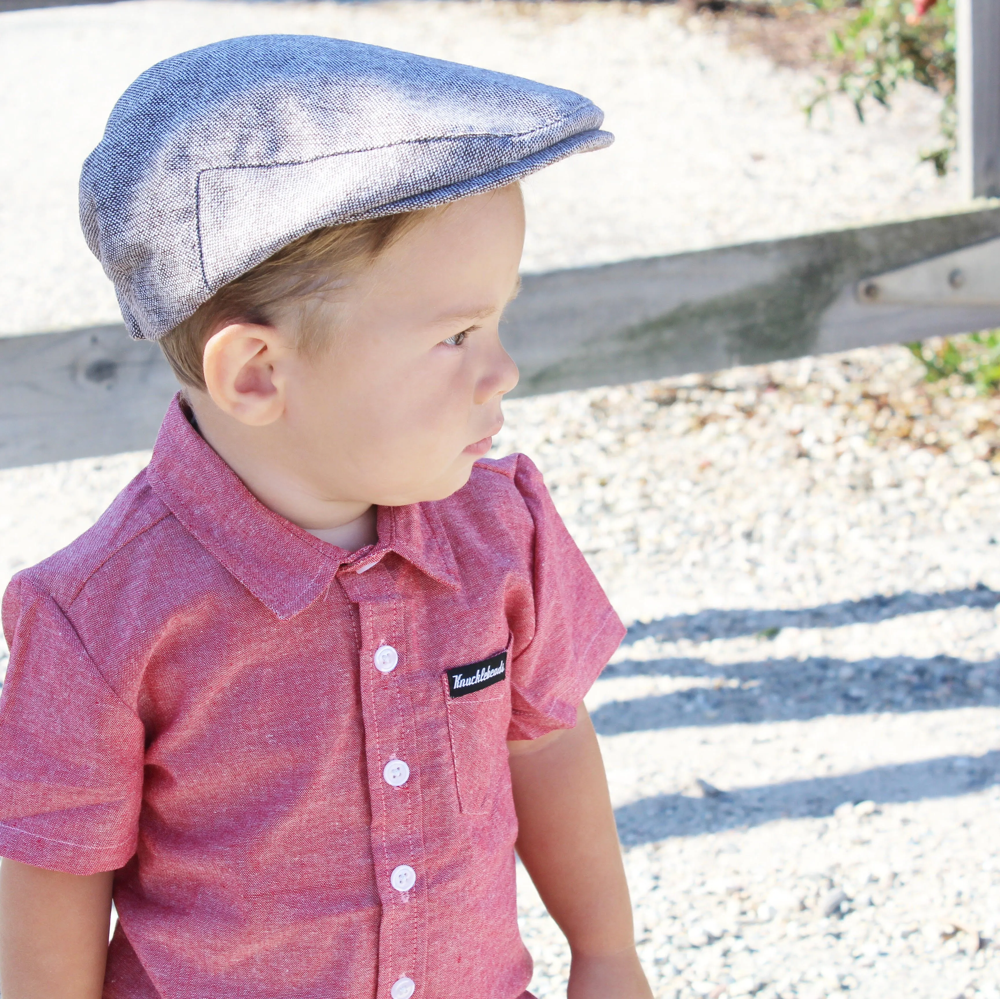 Knuckleheads Coral Rockabilly Shirt