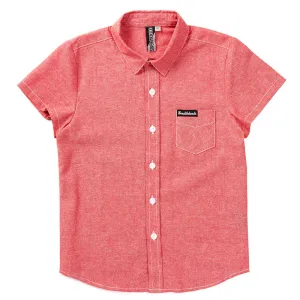 Knuckleheads Coral Rockabilly Shirt