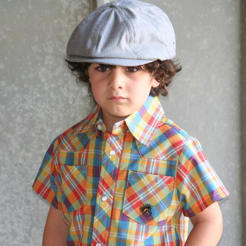 Knuckleheads Spring Plaid Rockabilly Shirt