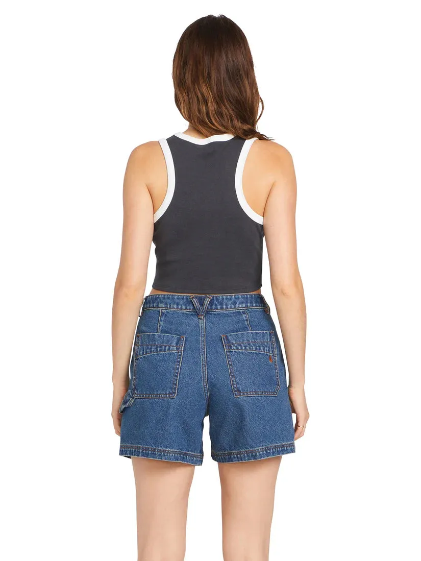 Krafty Denim Shorts - Indigo Rigid Wash