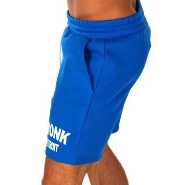 KRONK DETROIT APPLIQUE SHORTS ROYAL BLUE