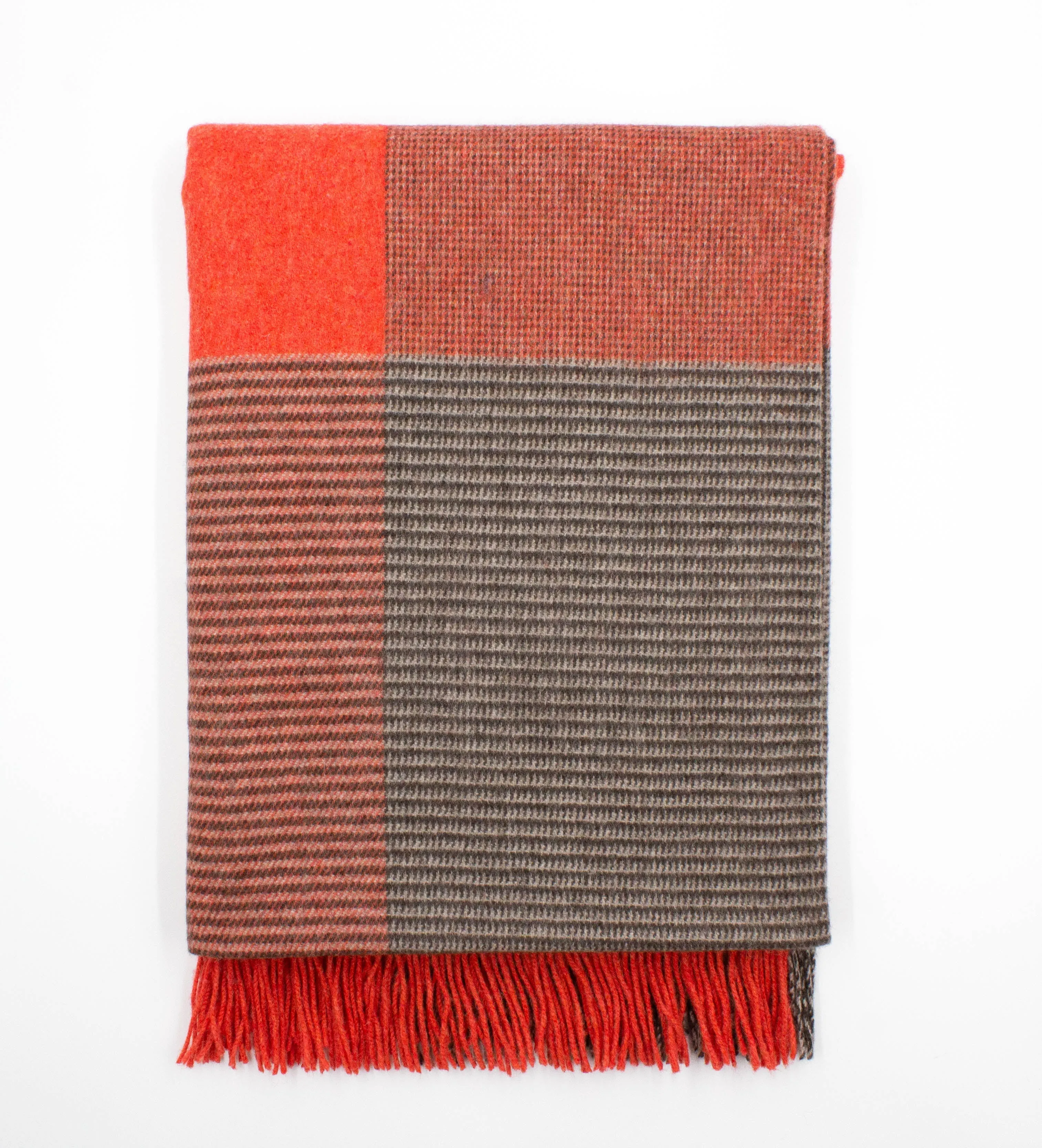 Lambswool Throw - Autumn Plaid