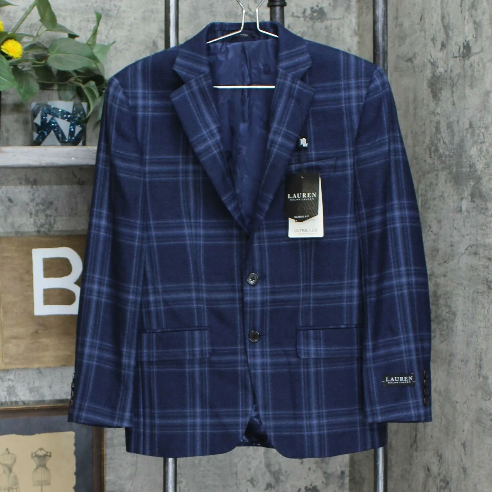 Lauren by Ralph Lauren Men's Lexington Wool Blend Ultra Flex Sport Coat