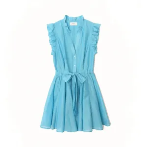 Leana Dress in Balboa Blue