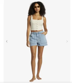 LEIA DENIM SHORTS