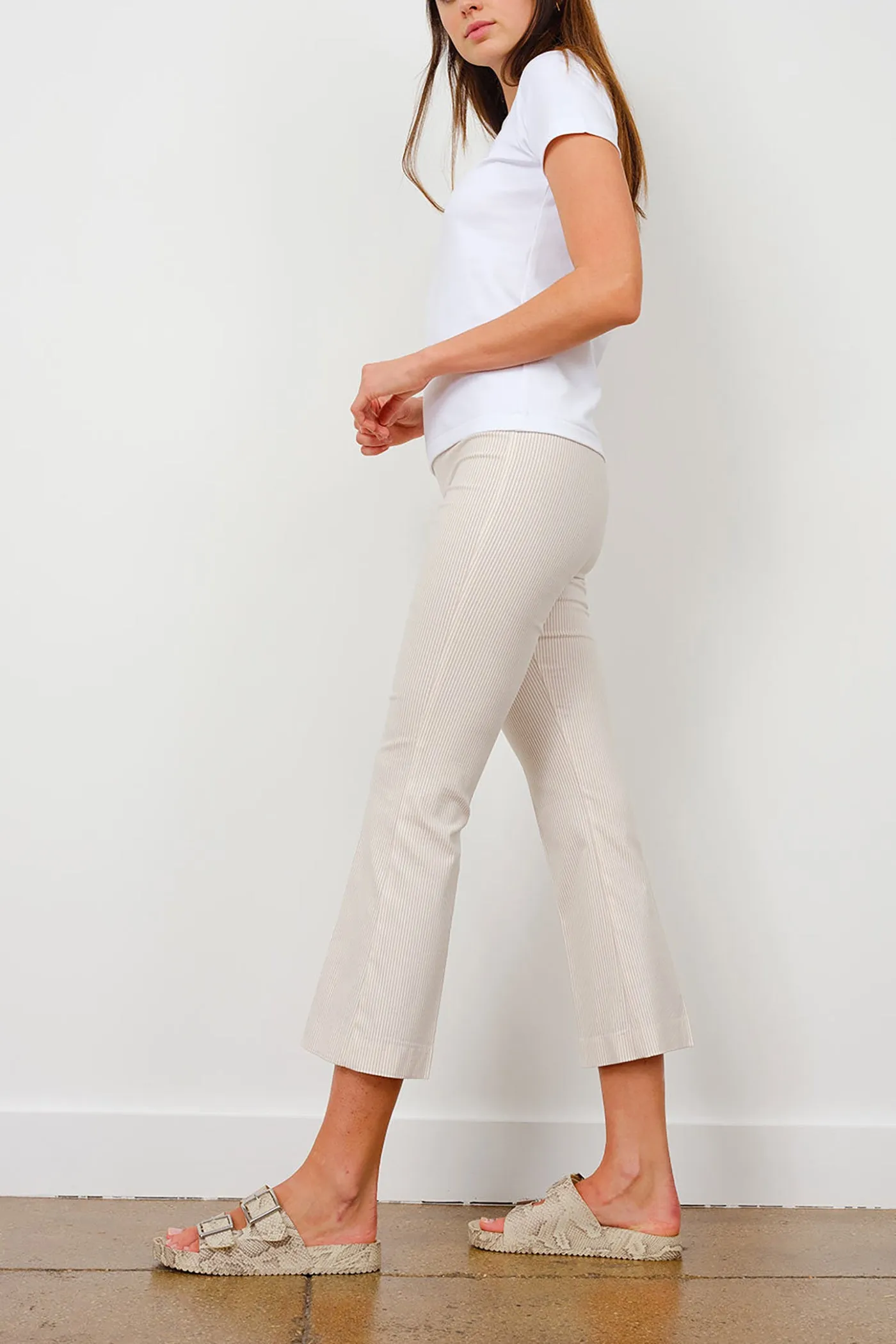 LEO Seersucker Stripes Beige