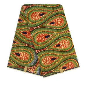 Life Paisley Printed Pattern On 100% Wrinkle Free Cotton