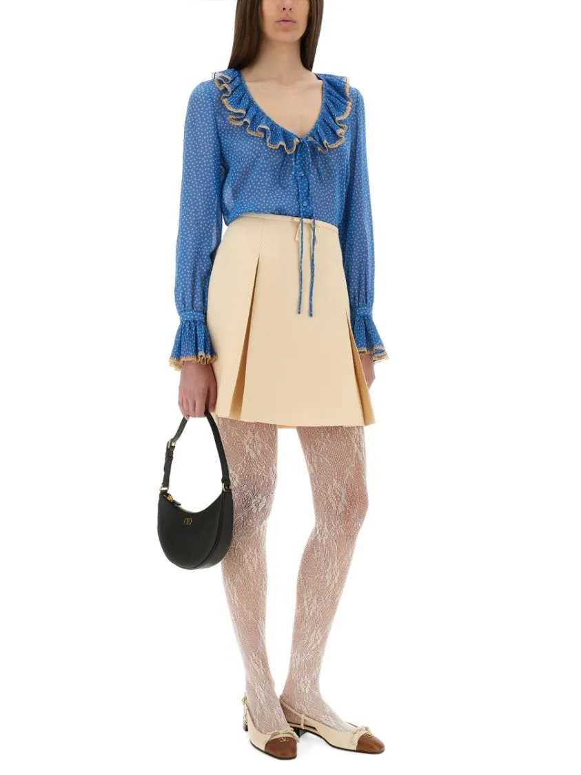 Light Georgette Print Plusdepois Shirt