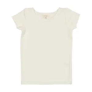 Lil Legs Bamboo T-Shirt Short Sleeve - Winter White