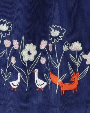 Lilly and Sid Organic Collection Applique Hem Skirt Florals (2-6yrs)