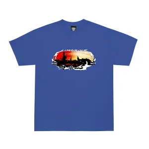 Limosine 'Ring Wave' T-Shirt (Royal)