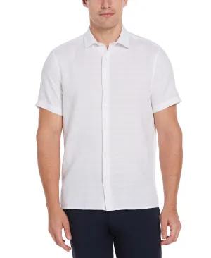 Linen Blend Textured Shirt