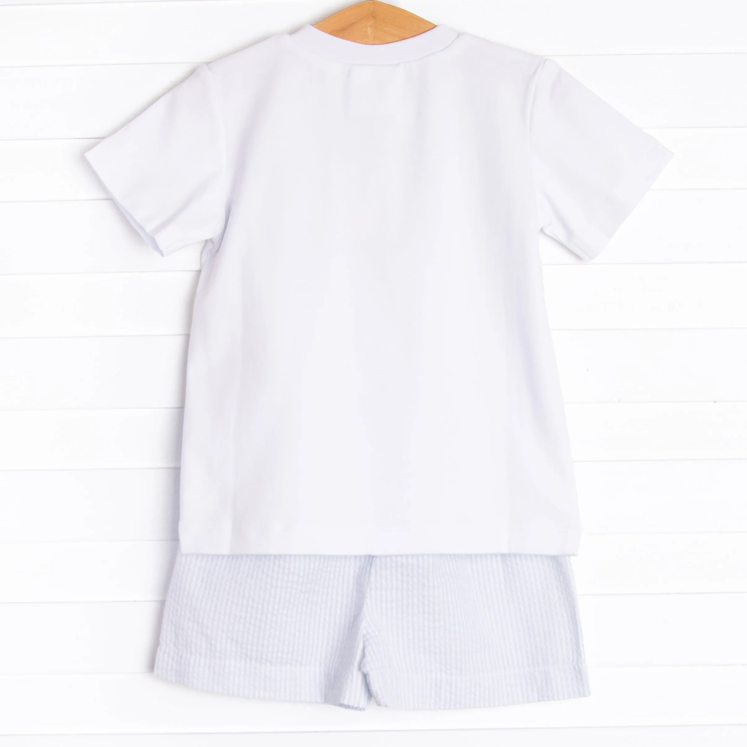 Little Mouse Trio Short Set, Blue