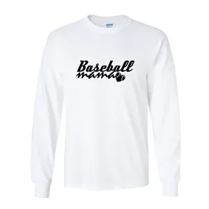 Long Sleeve Shirts Baseball Mom