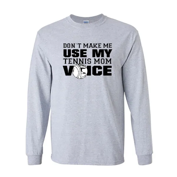 Long Sleeve Shirts Tennis Mom