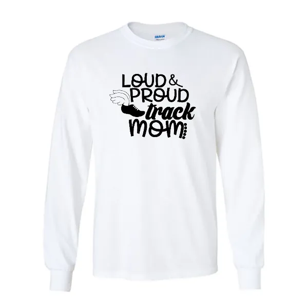 Long Sleeve Shirts Track Mom