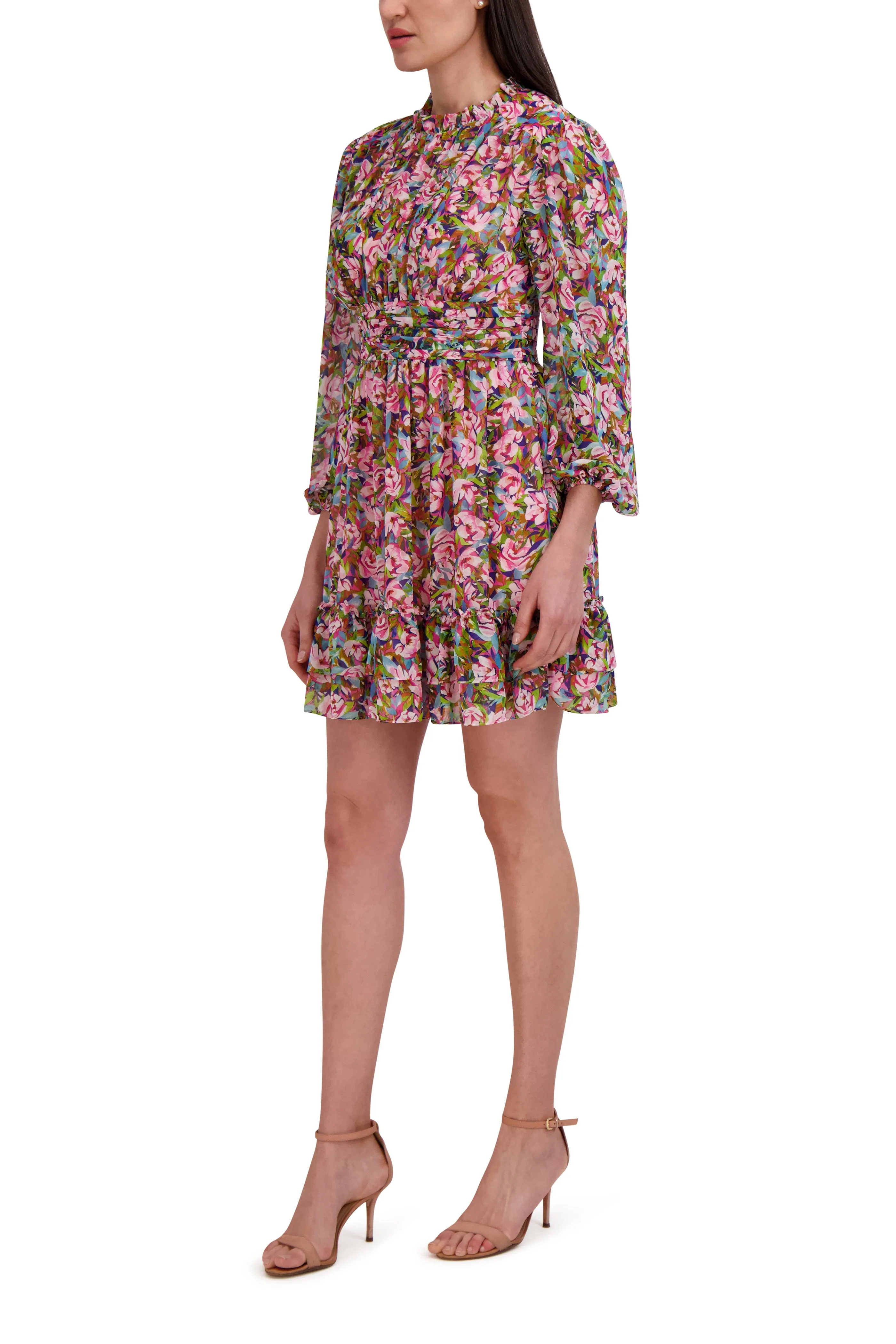 LONG SLEEVE SHORT DRESS