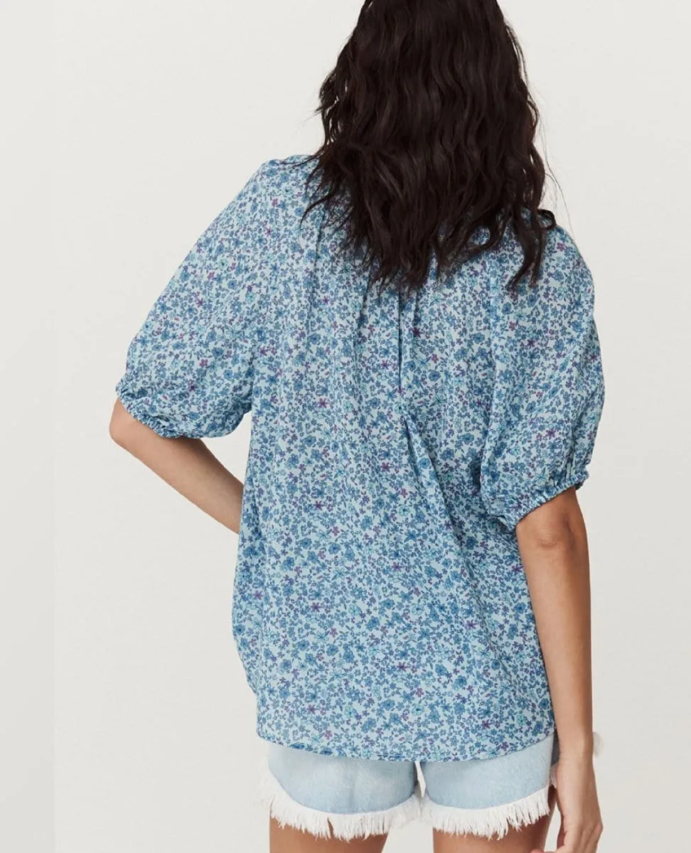 Love Jetty Blouse Blue Nirvana