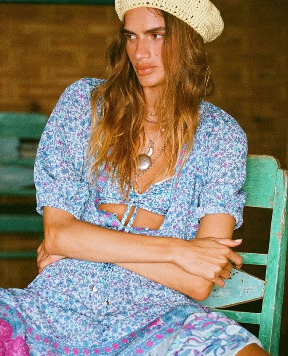 Love Jetty Blouse Blue Nirvana