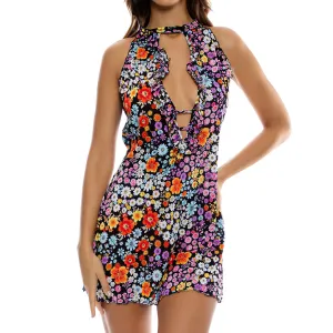 LOVE SPELL - High Neck Mini Dress