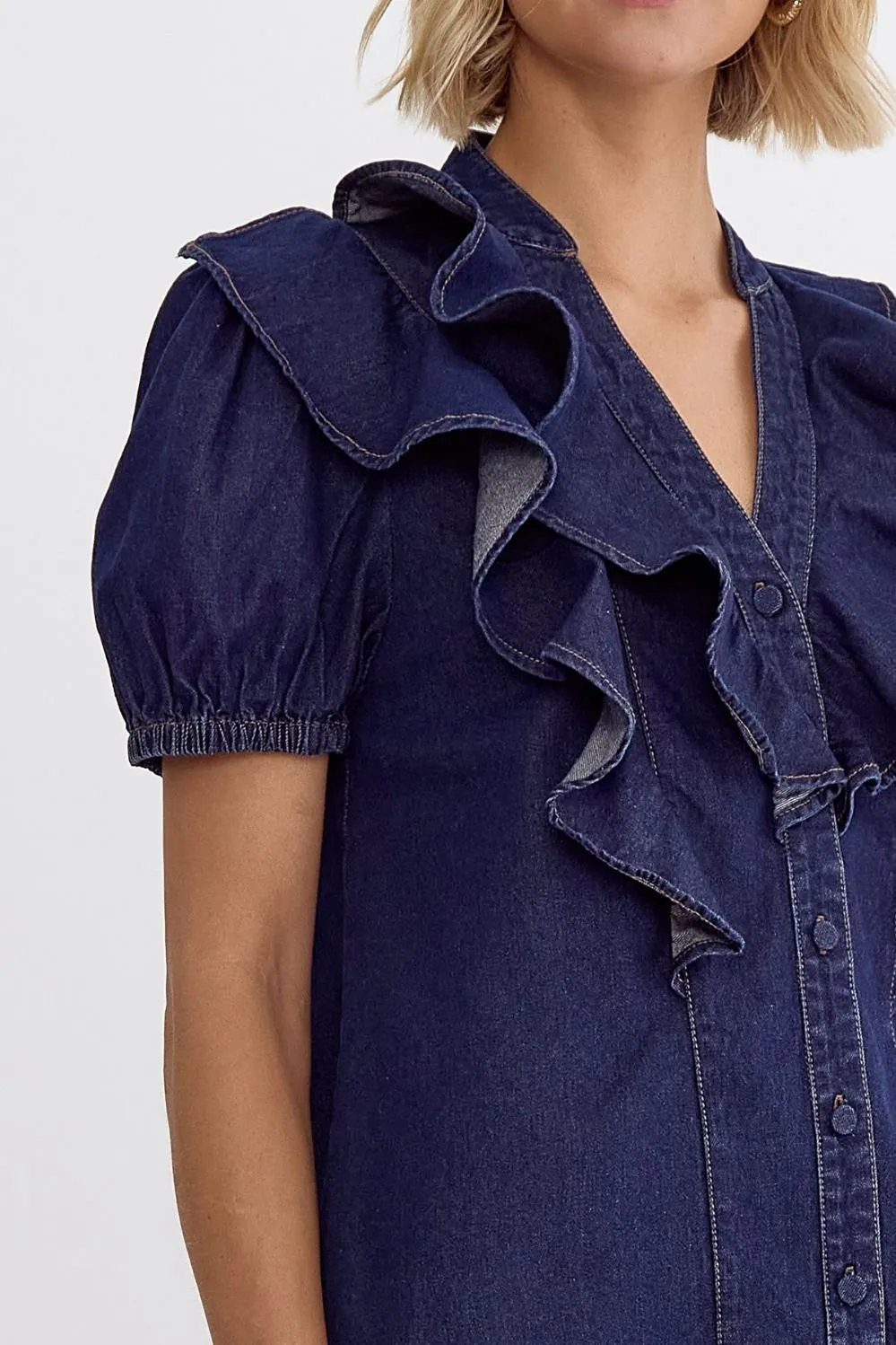 Lucida Denim Top