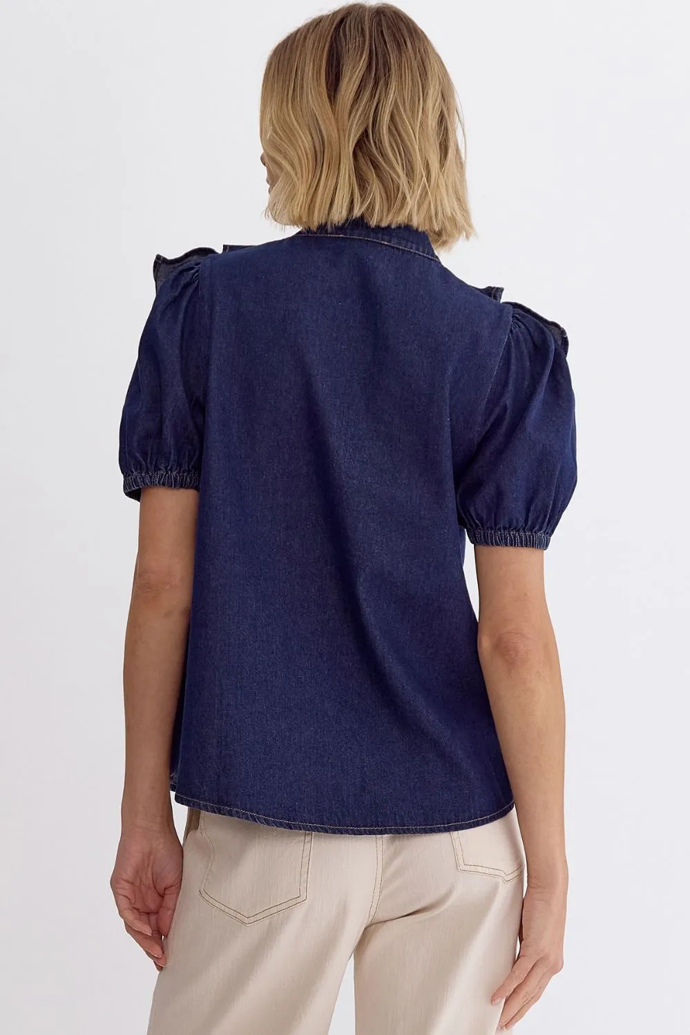 Lucida Denim Top