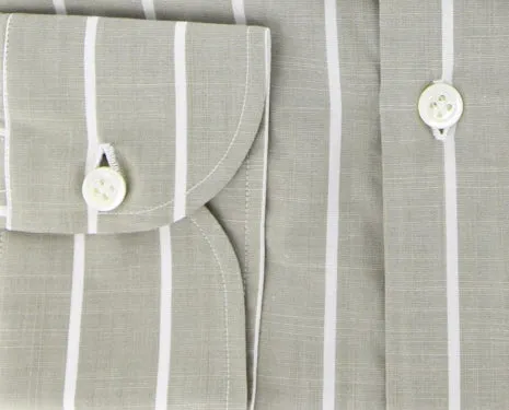 Luigi Borrelli Beige Shirt – Size: 16 US / 41 EU