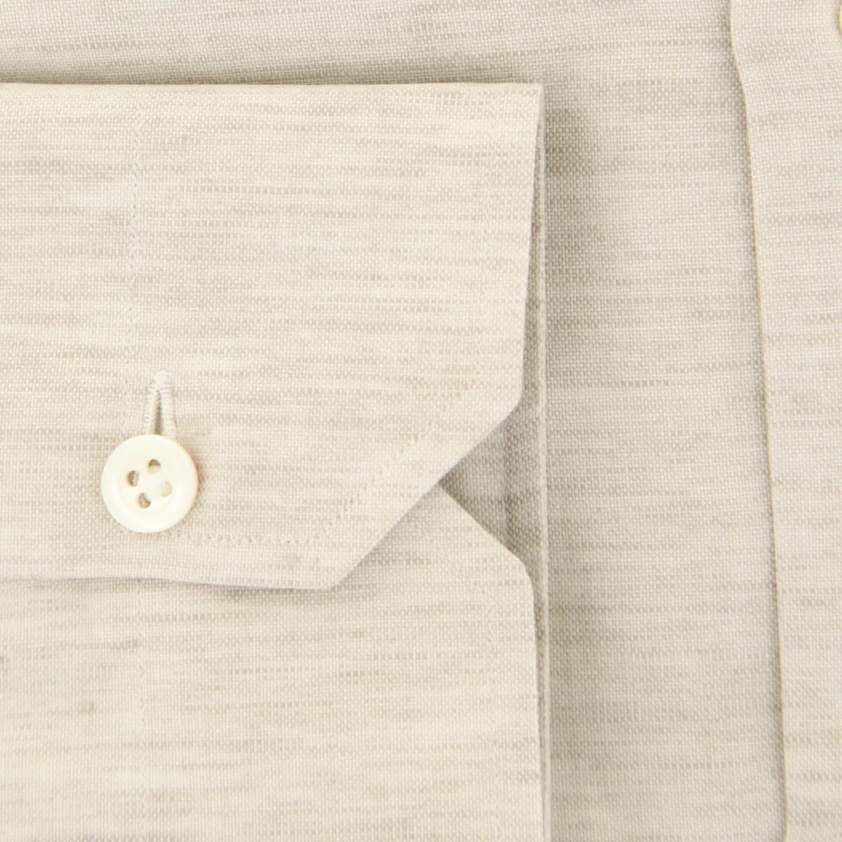 Luigi Borrelli Beige Shirt - Slim