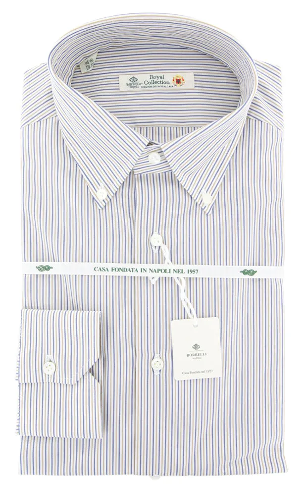 Luigi Borrelli Beige Shirt - Slim