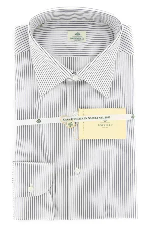 Luigi Borrelli Black Shirt - Extra Slim - 15.75 US / 40 EU