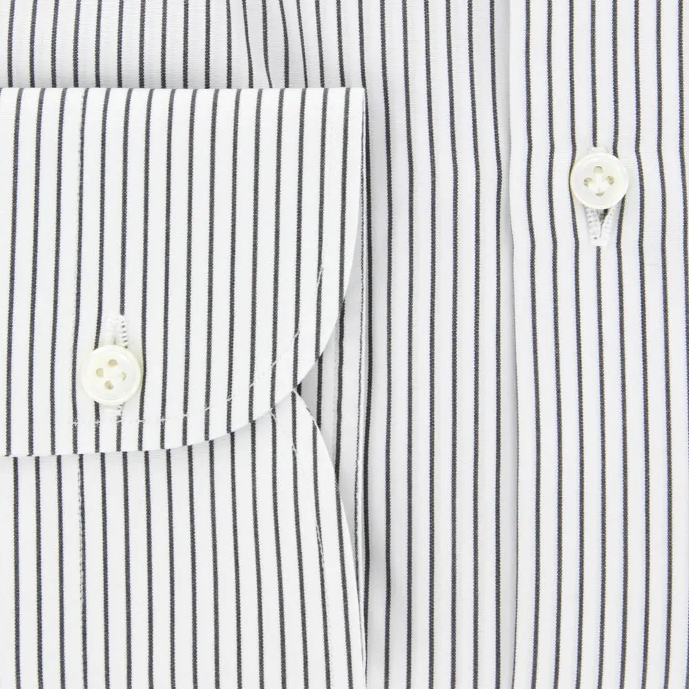 Luigi Borrelli Black Shirt - Extra Slim - 15.75 US / 40 EU