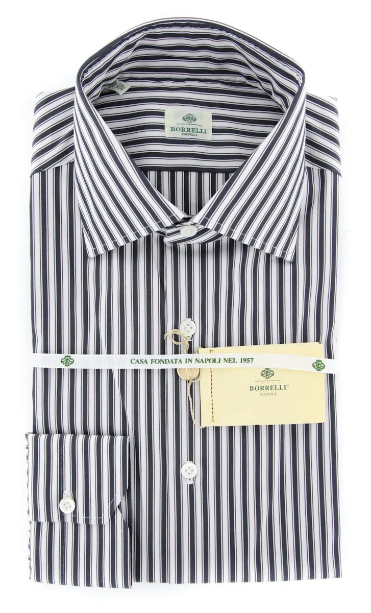 Luigi Borrelli Black Shirt - Extra Slim