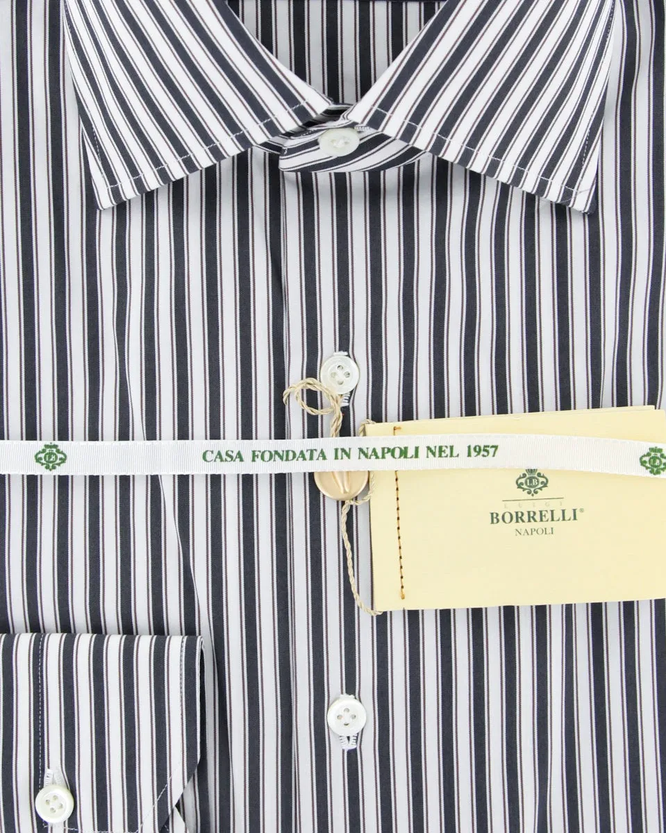 Luigi Borrelli Black Shirt - Extra Slim