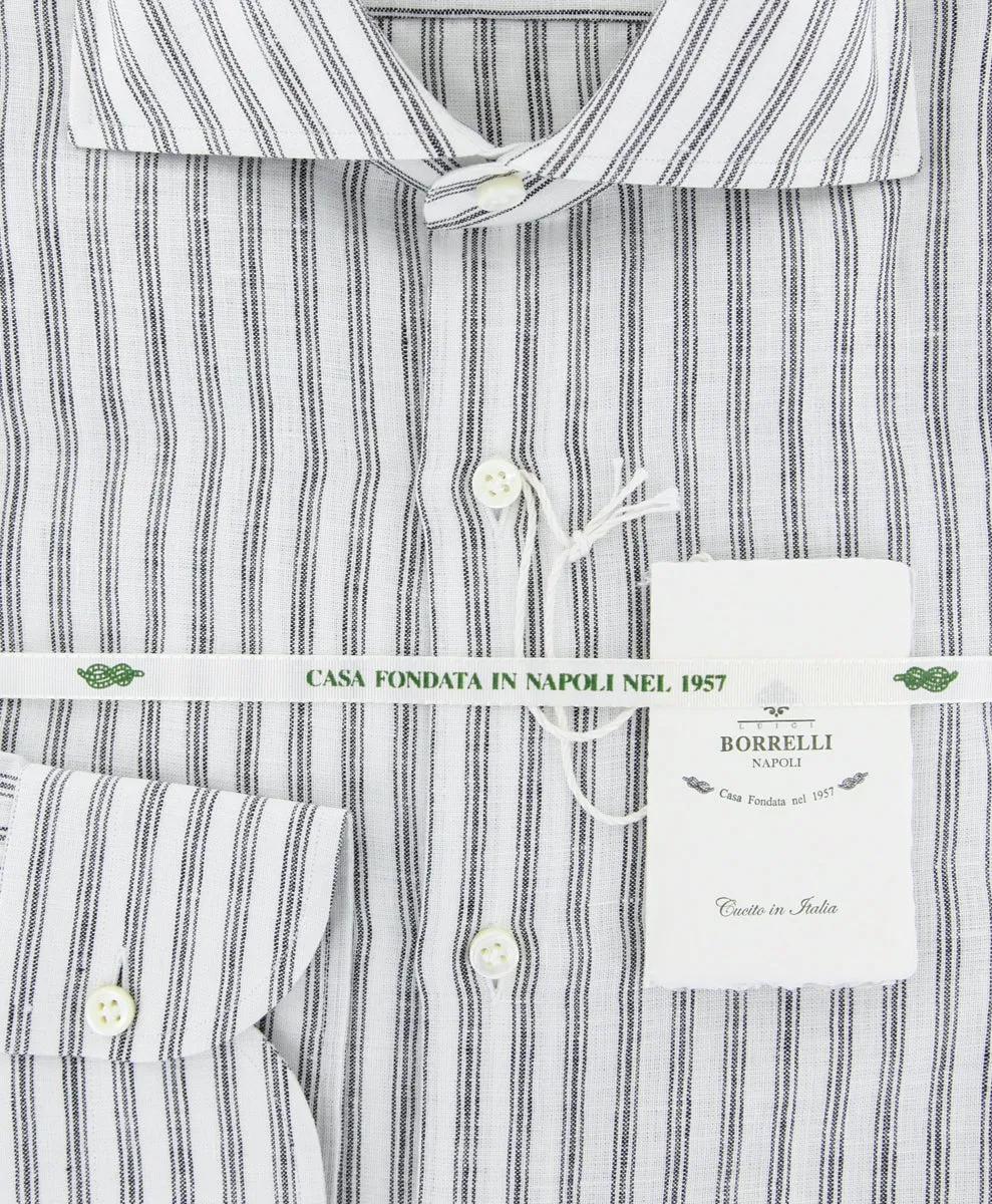 Luigi Borrelli Black Shirt - Slim