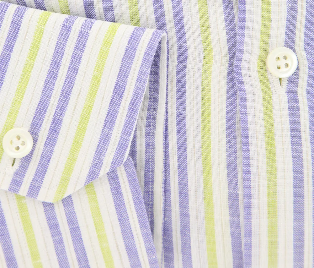 Luigi Borrelli Blue Shirt - 15.5 US / 39 EU