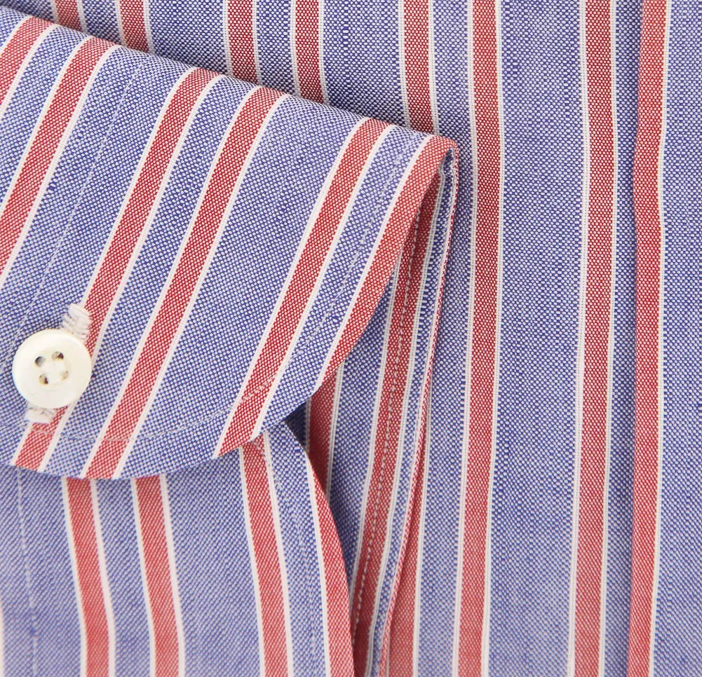 Luigi Borrelli Blue Shirt - 15.75 US / 40 EU