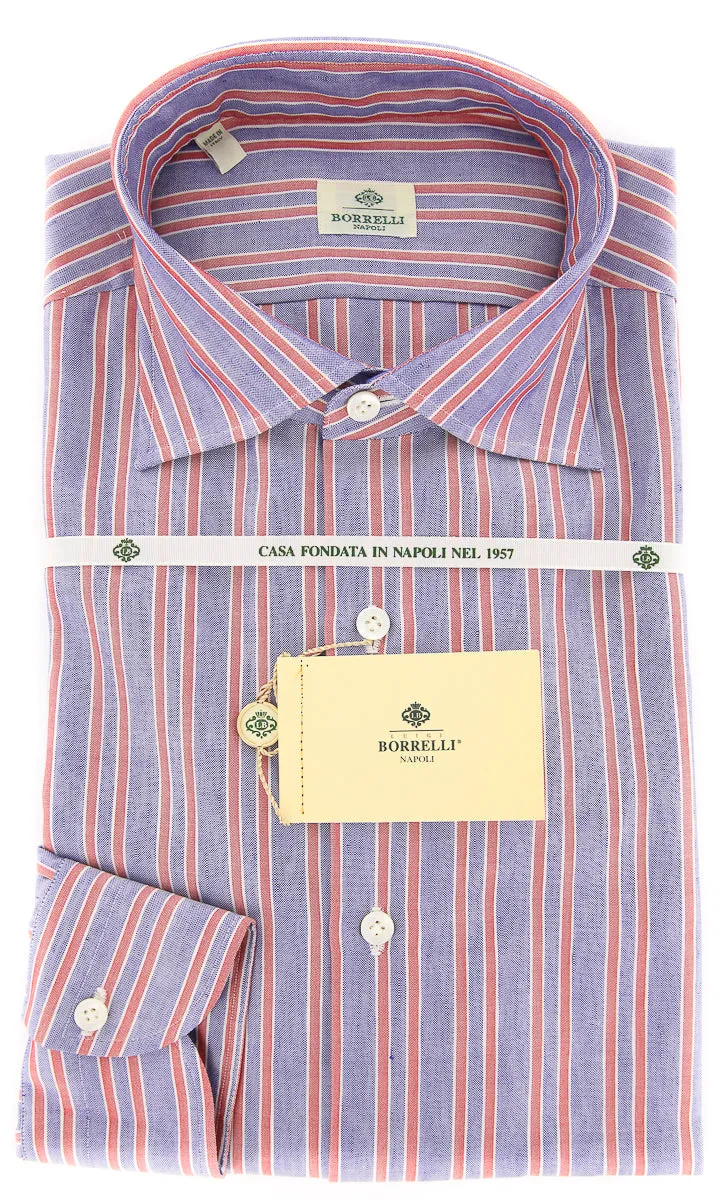 Luigi Borrelli Blue Shirt - 15.75 US / 40 EU