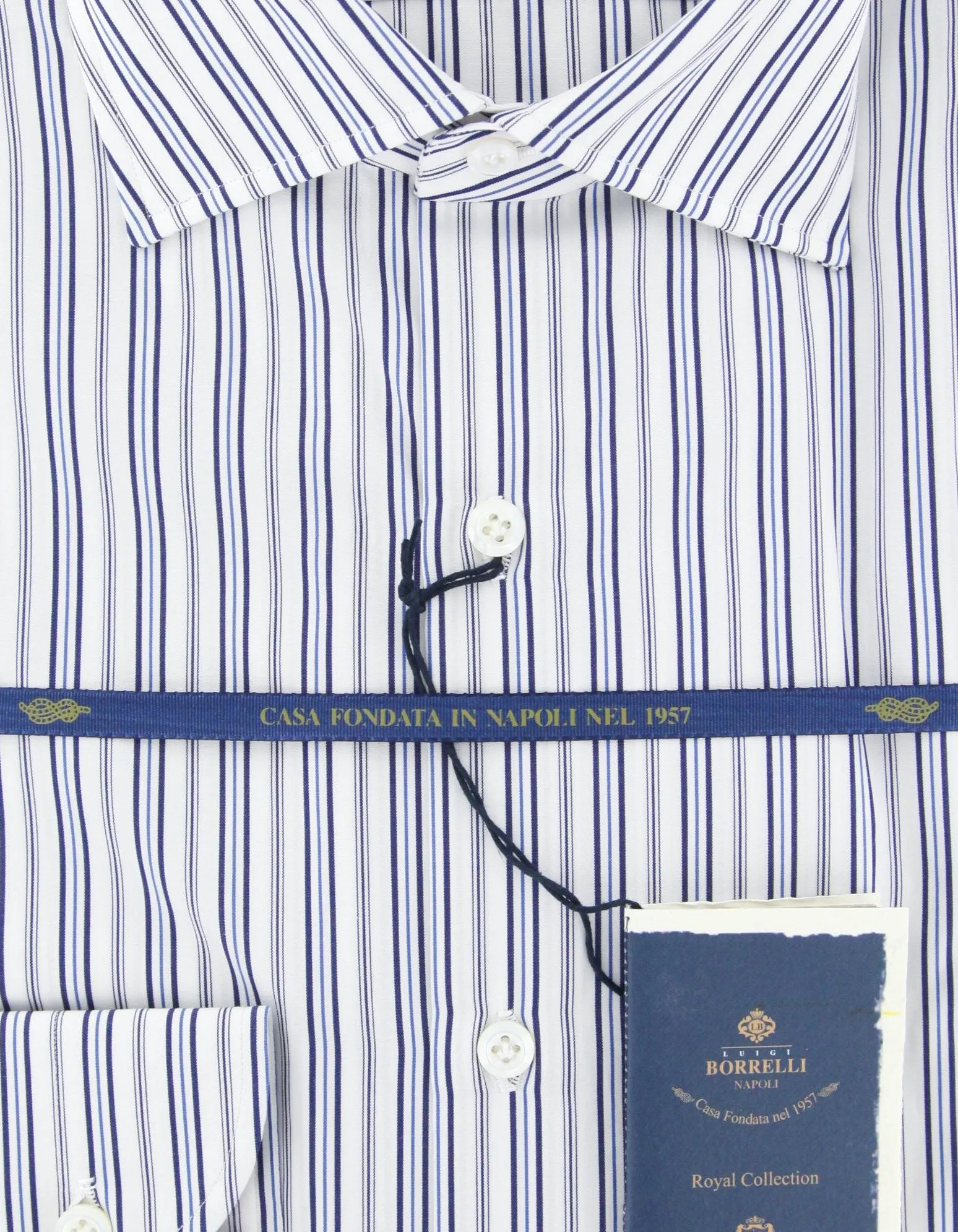 Luigi Borrelli Blue Shirt - Slim