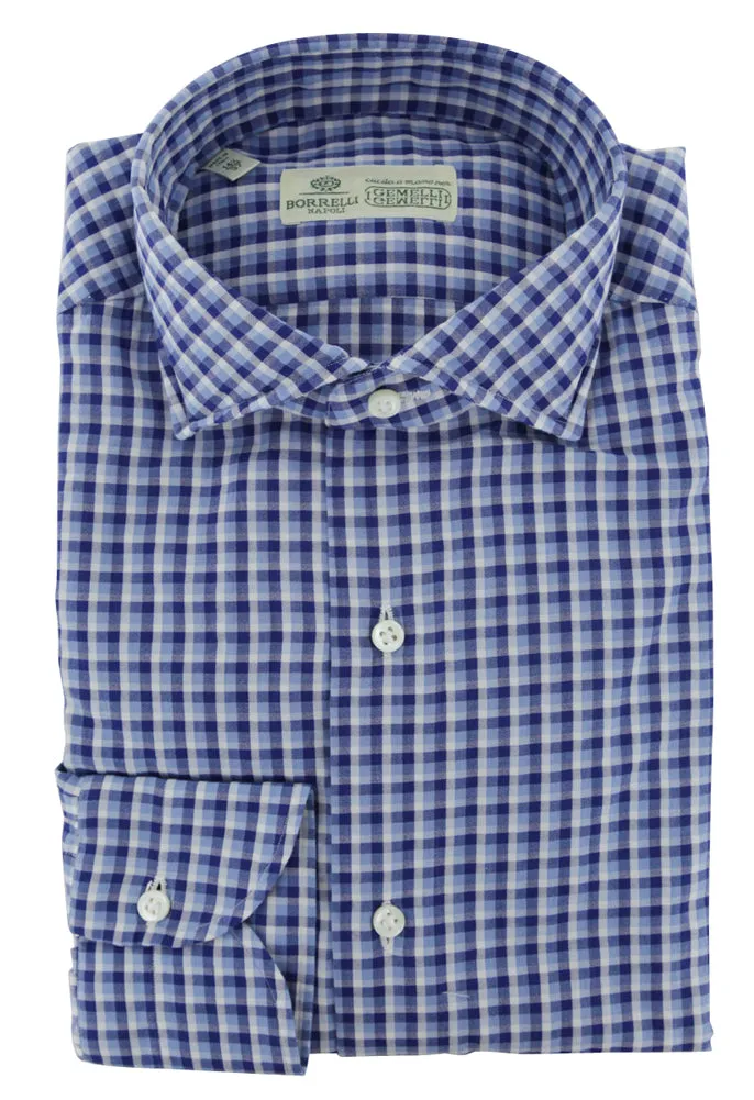 Luigi Borrelli Blue Shirt - Slim