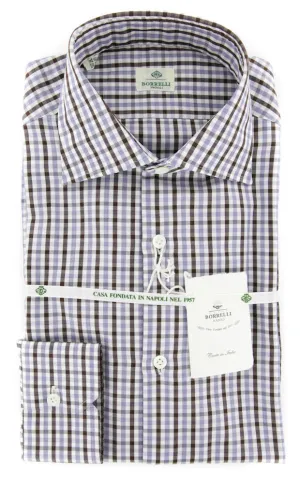 Luigi Borrelli Brown Shirt - Extra Slim - 15.75 US / 40 EU