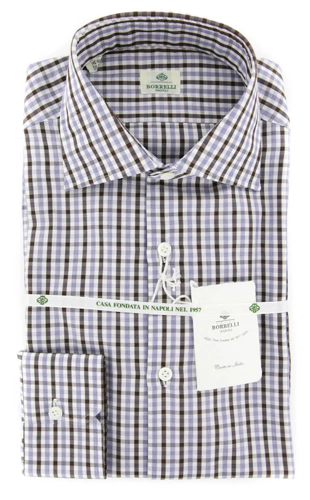 Luigi Borrelli Brown Shirt - Extra Slim - 15.75 US / 40 EU